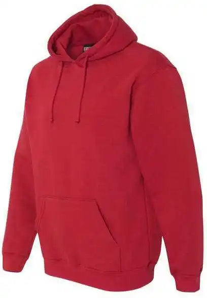 Bayside 960 Usa Made Hooded Sweatshirt Cardinal