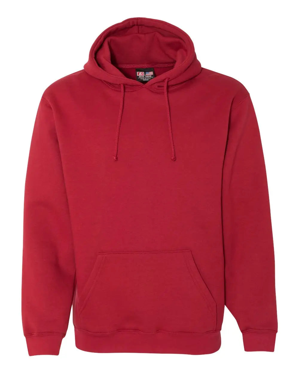 Bayside 960 Usa-made Hooded Sweatshirt - Cardinal - s