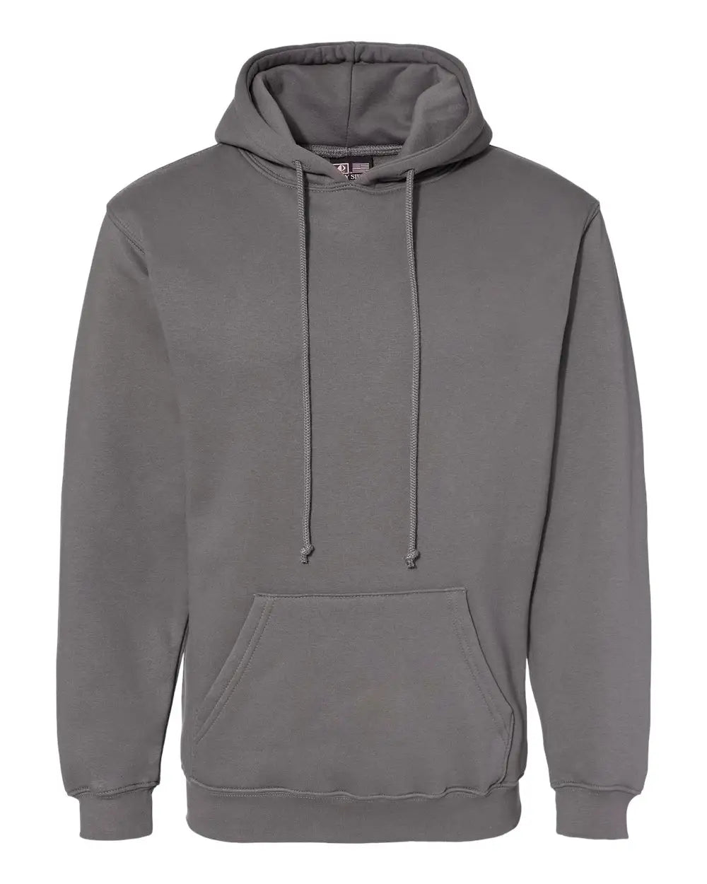 Bayside 960 Usa-made Hooded Sweatshirt - Charcoal