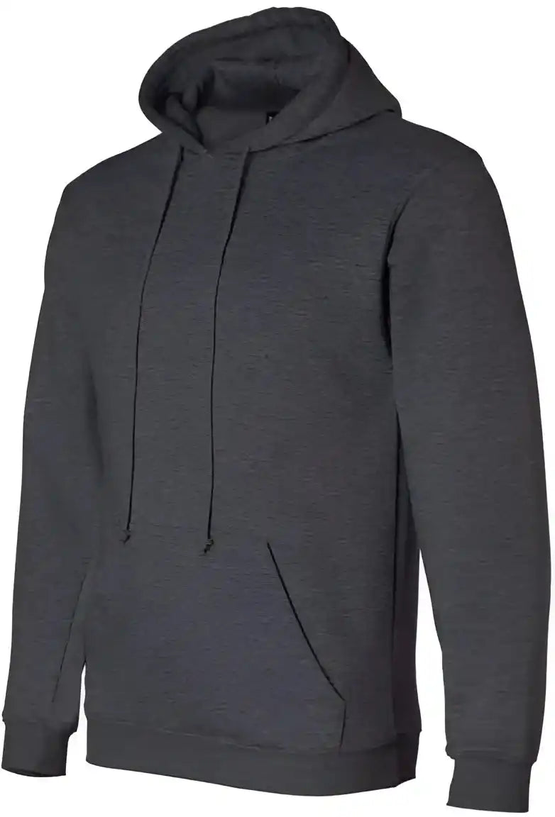Bayside 960 Usa-made Hooded Sweatshirt - Charcoal Heather