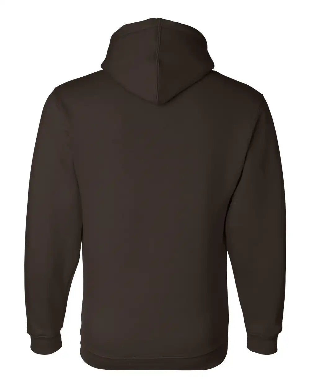 Bayside 960 Usa-made Hooded Sweatshirt - Chocolate