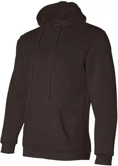 Bayside 960 Usa Made Hooded Sweatshirt Chocolate