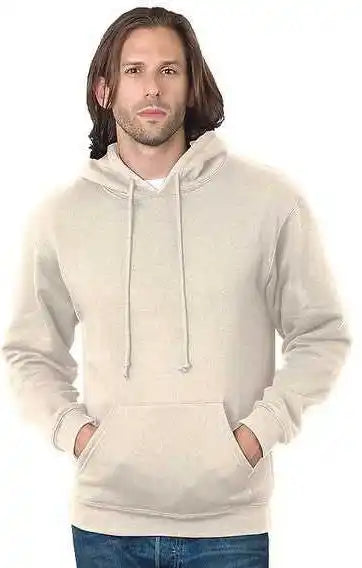 Bayside 960 Usa-made Hooded Sweatshirt - Cream