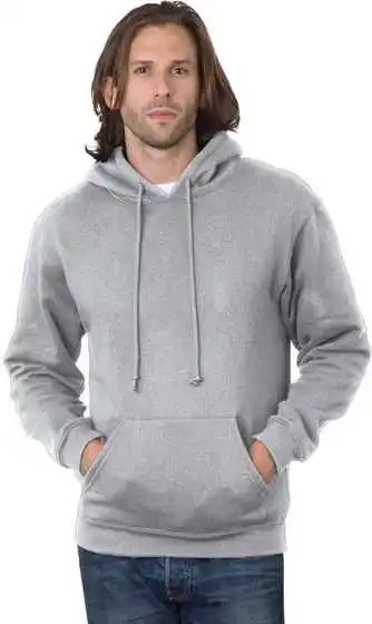 Bayside 960 Usa Made Hooded Sweatshirt Dark Ash