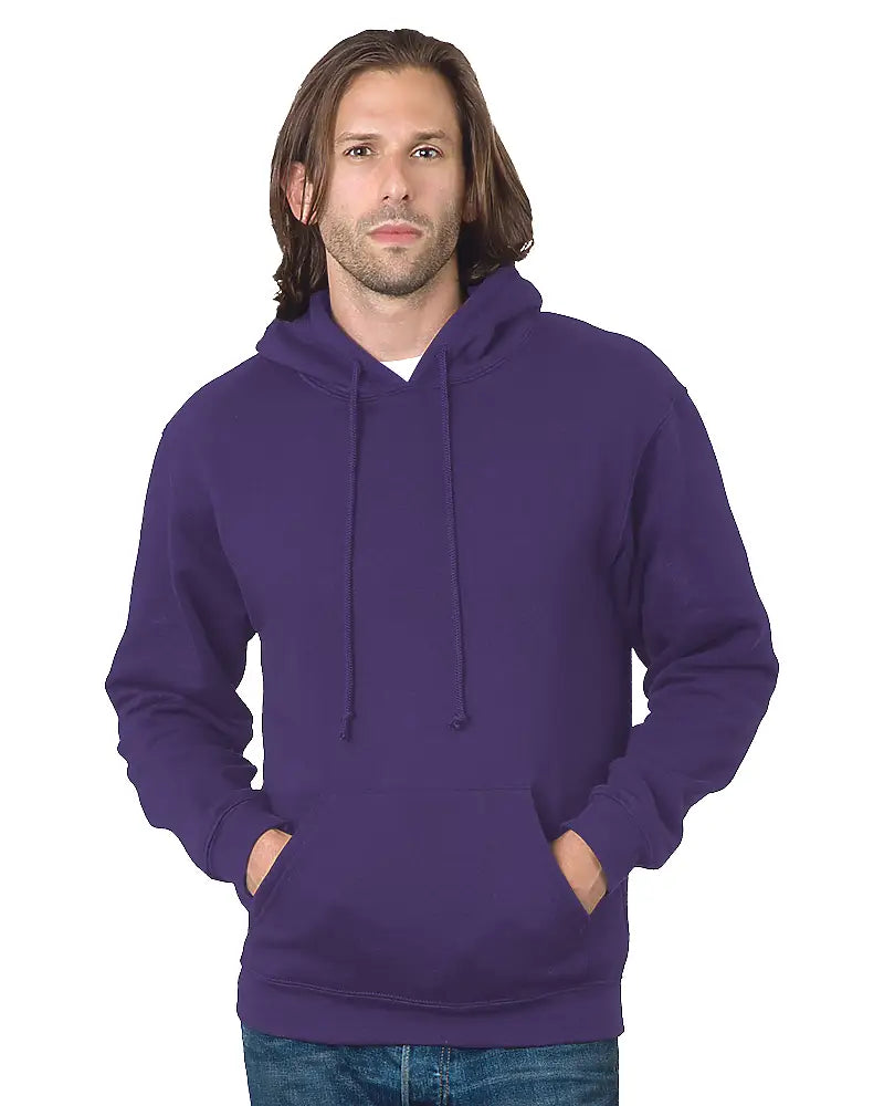 Bayside 960 Usa-made Hooded Sweatshirt - Purple