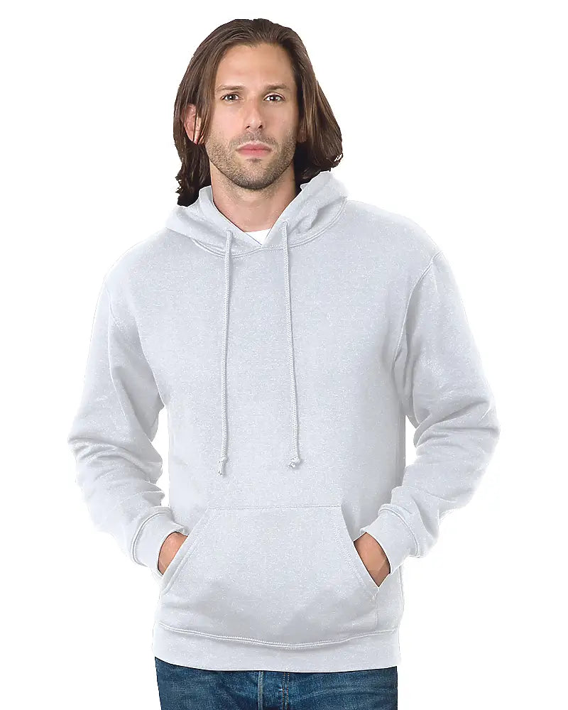 Bayside 960 Usa-made Hooded Sweatshirt - White