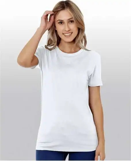 Bayside 9625 Women’s Fine Jersey T-shirt - Coral