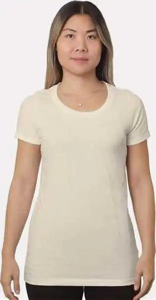 Bayside 9625 Women’s Fine Jersey T-shirt - Cream