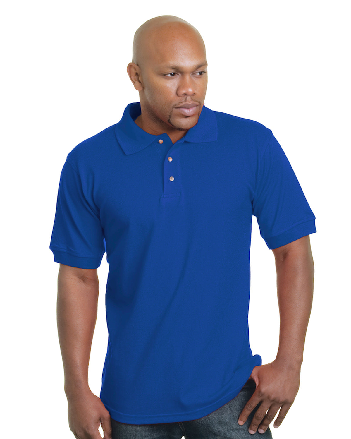 Bayside 1000 USA-Made Polo - Royal Blue
