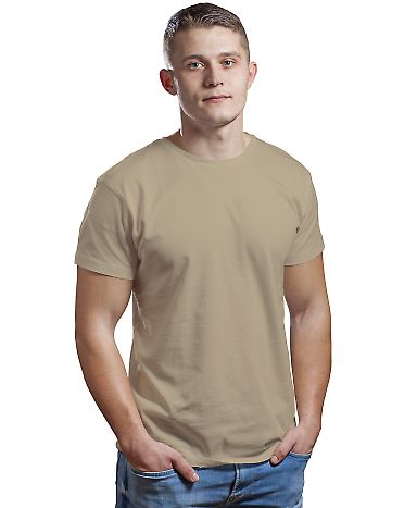 Bayside 9500B Fine Jersey T-Shirt - 9500 - Khaki