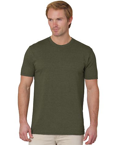 Bayside 9510B 50/50 Fine Jersey T-Shirt - 9510 - Military Heather Green