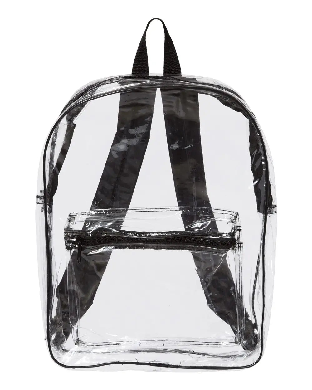 Liberty Bags 7010l Clear Pvc Backpack - 7010 - Black - one Size Fits Most