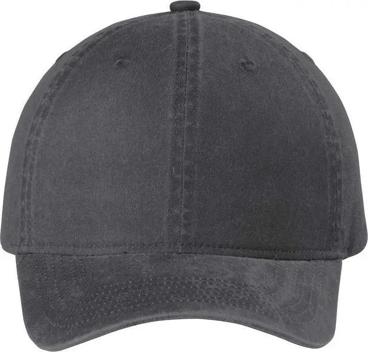 Port Authority C942 Beach Wash Cap - Coal - Dark Gray / Osfa