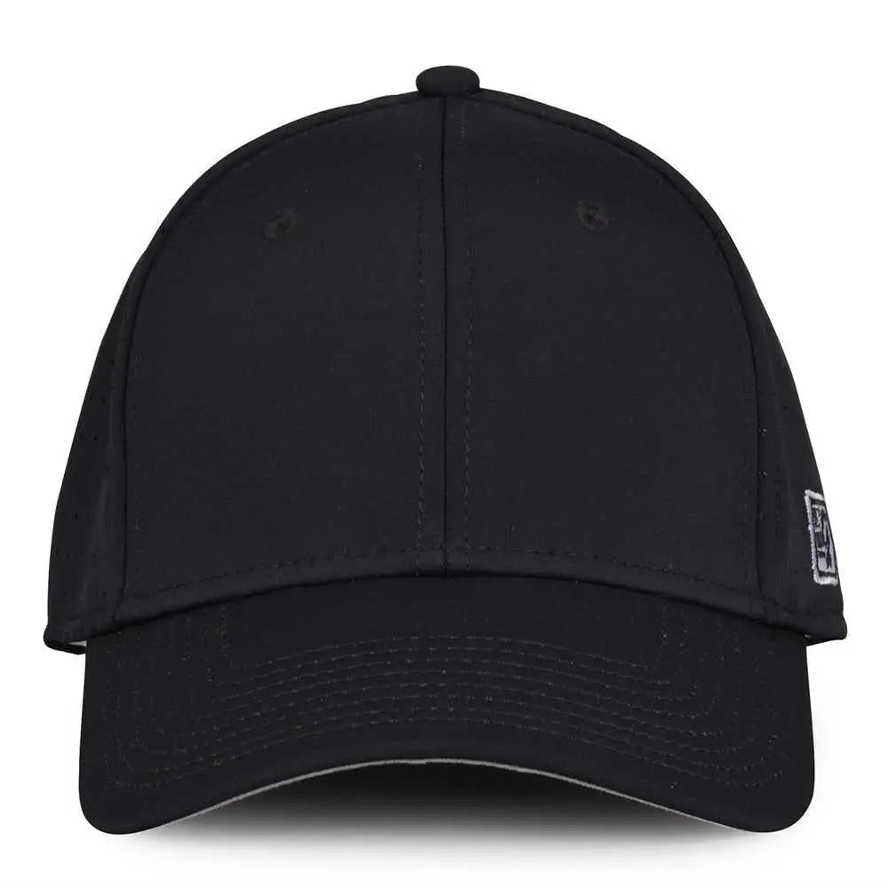The Game Gb904 Precurved Perforated Gamechanger Cap - Black - 6 1/2’’ - 3/4’’