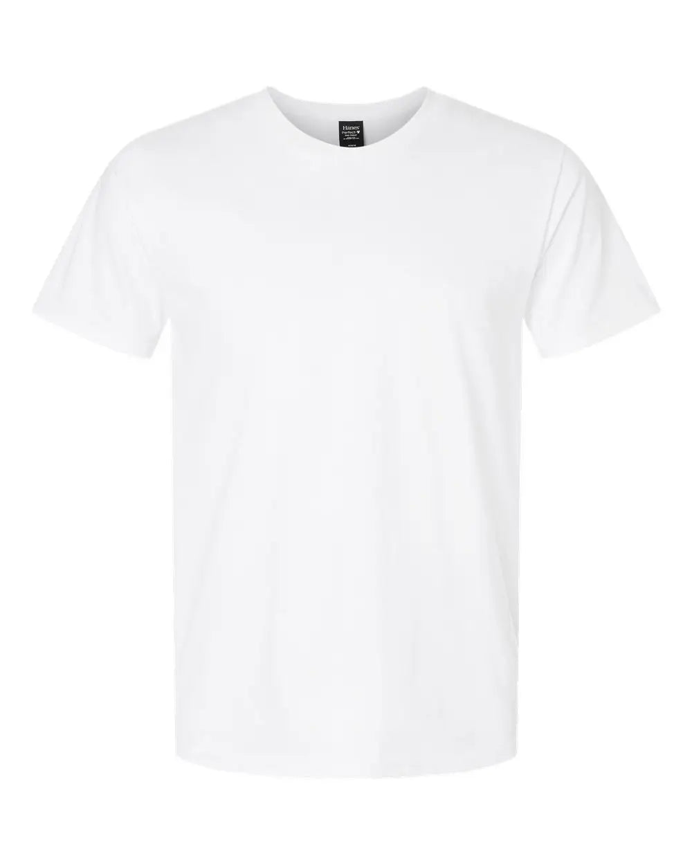 Hanes 498pt Perfect-t Dtg T-shirt - White - s
