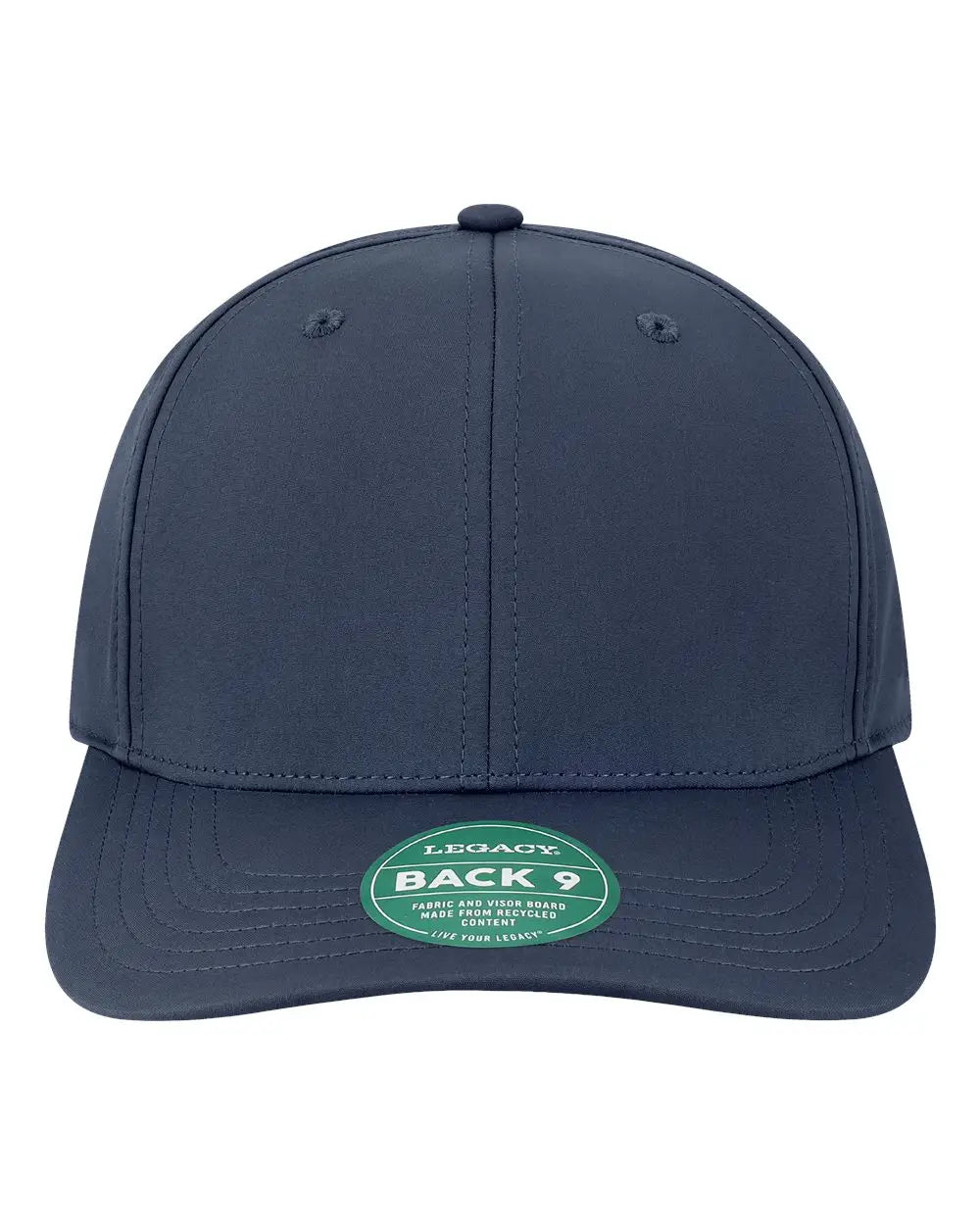 Legacy B9a Back Nine Cap - Navy - one Size Fits Most