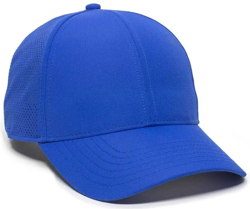 Oc Sports Oc803 Adjustable Mesh Back Solid Color Cap - Royal - 6 7/8’’ - 7 1/2’’