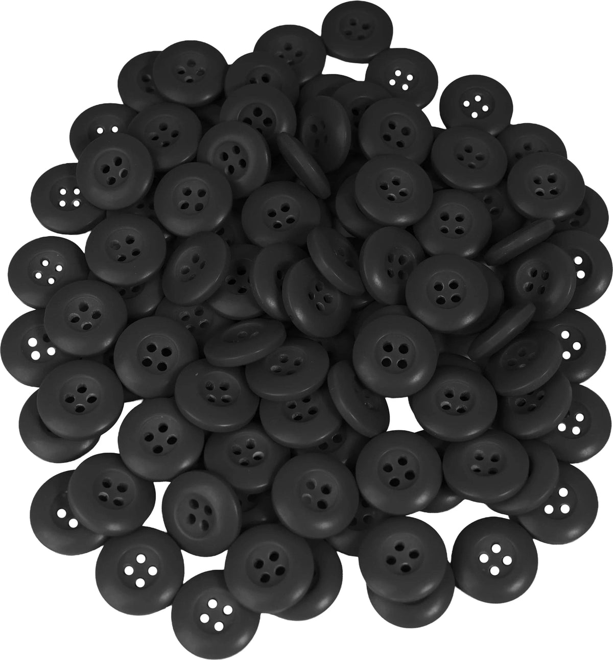 Bdu Buttons Bag of 100 - Black