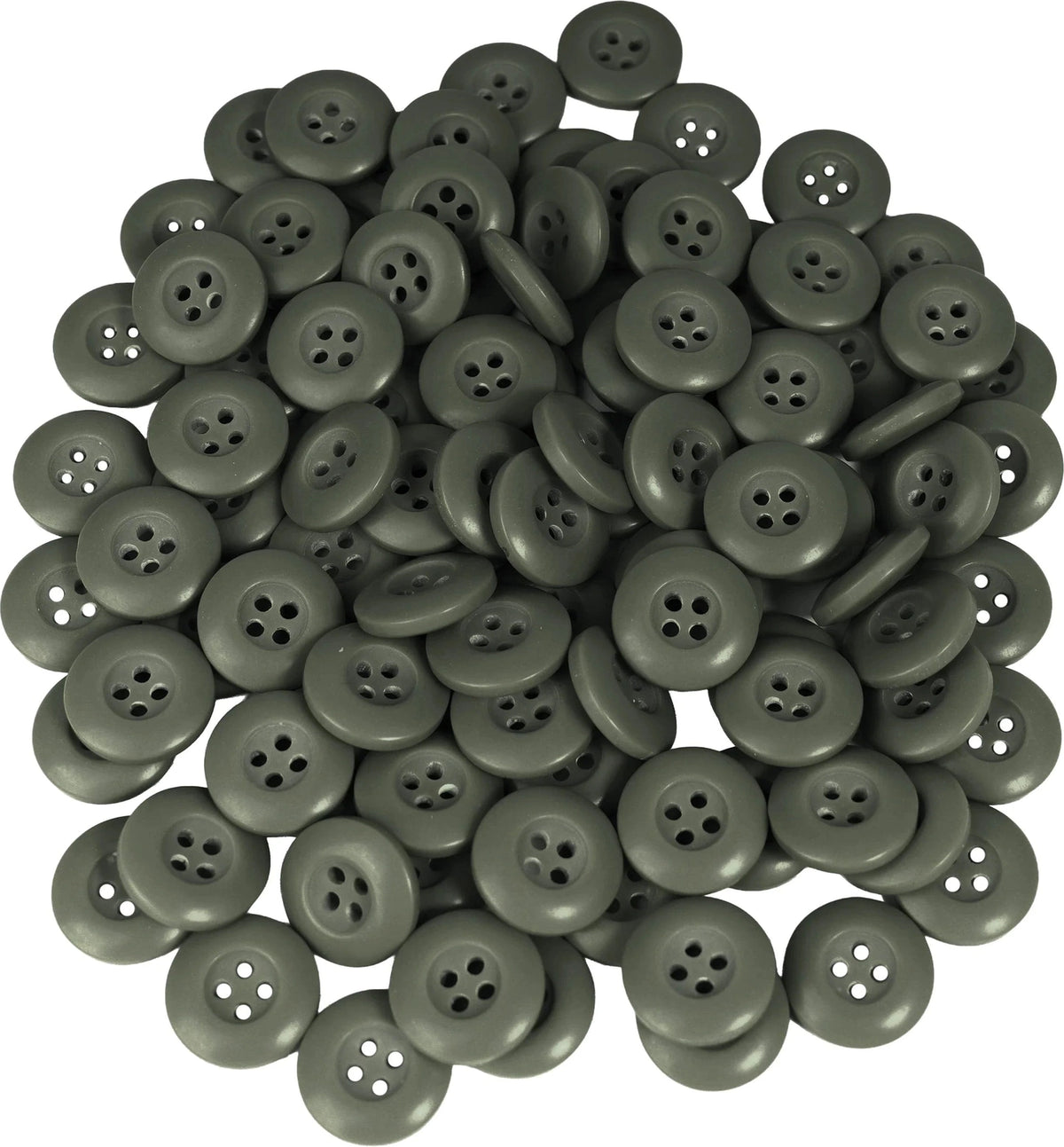 Bdu Buttons Bag of 100 - Olive Drab