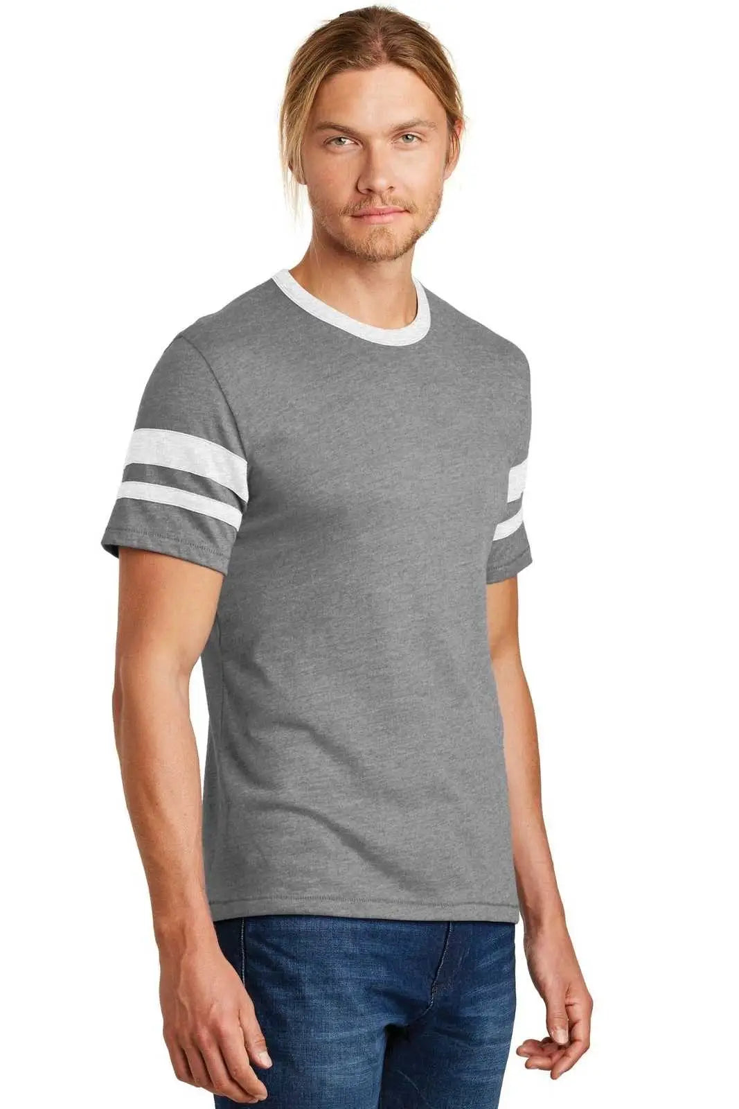 Alternative Aa5055 Sideline Vintage 50/50 Tee - Smoke White