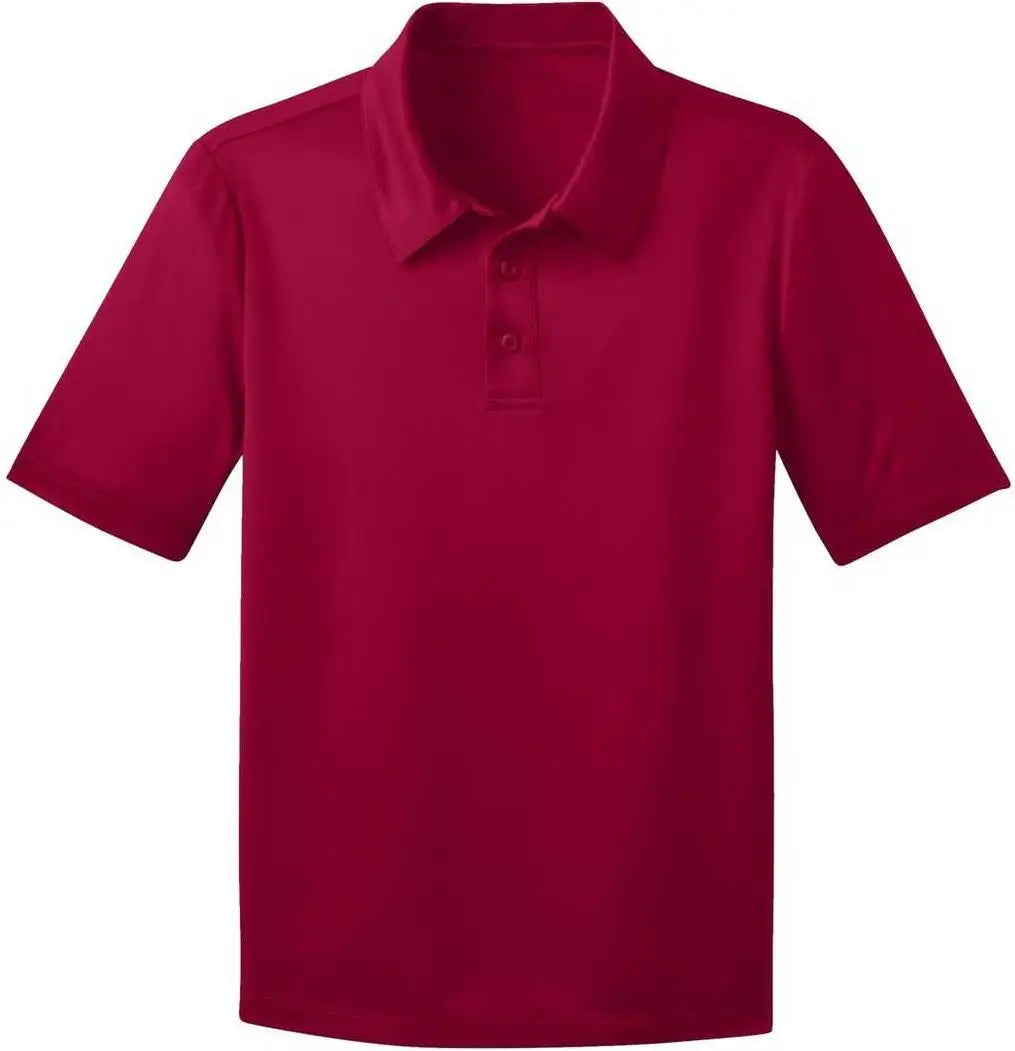 Port Authority Y540 Youth Silk Touch Performance Polo - Red