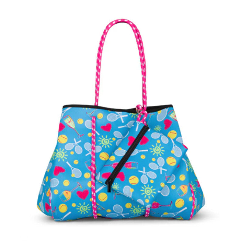 Beach/gym Tote & Pouch - Girl’s Weekend - Blu / Os