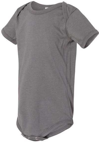 Bella + Canvas 100b Baby Jersey one Piece - Asphalt