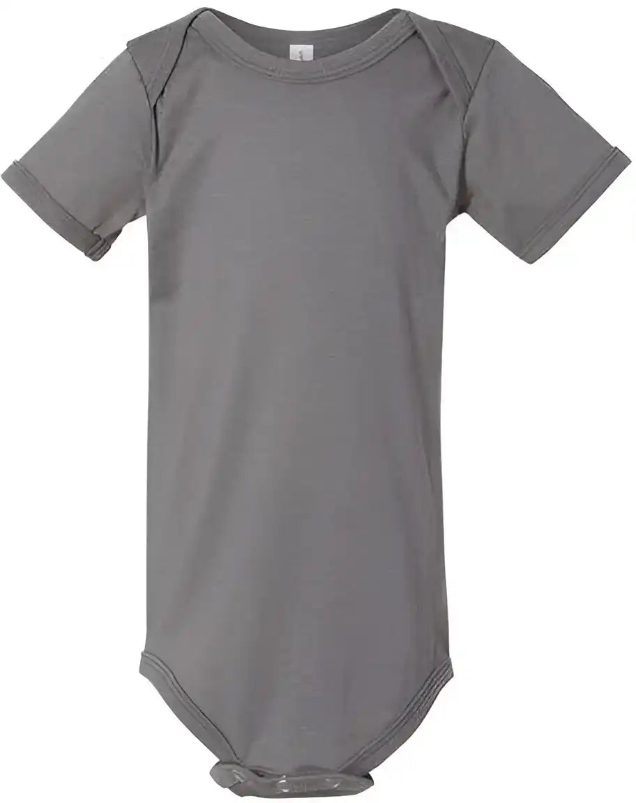 Bella + Canvas 100b Baby Jersey one Piece Asphalt