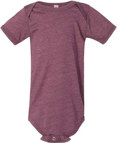 Bella + Canvas 100b Baby Jersey one Piece - Heather Maroon