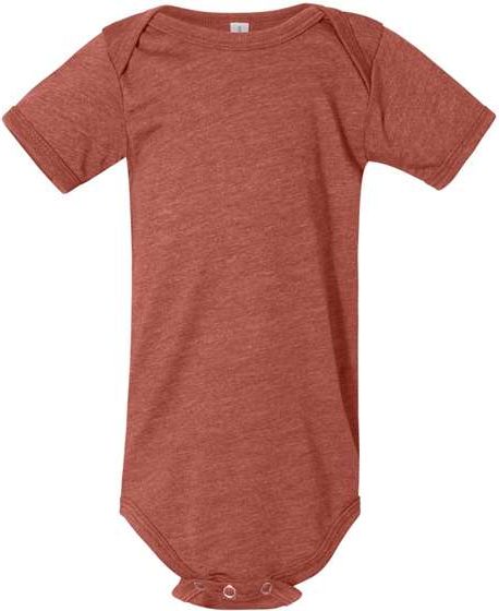 Bella + Canvas 100b Baby Jersey one Piece - Heather Mauve