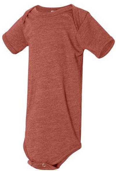 Bella + Canvas 100b Baby Jersey one Piece - Heather Mauve