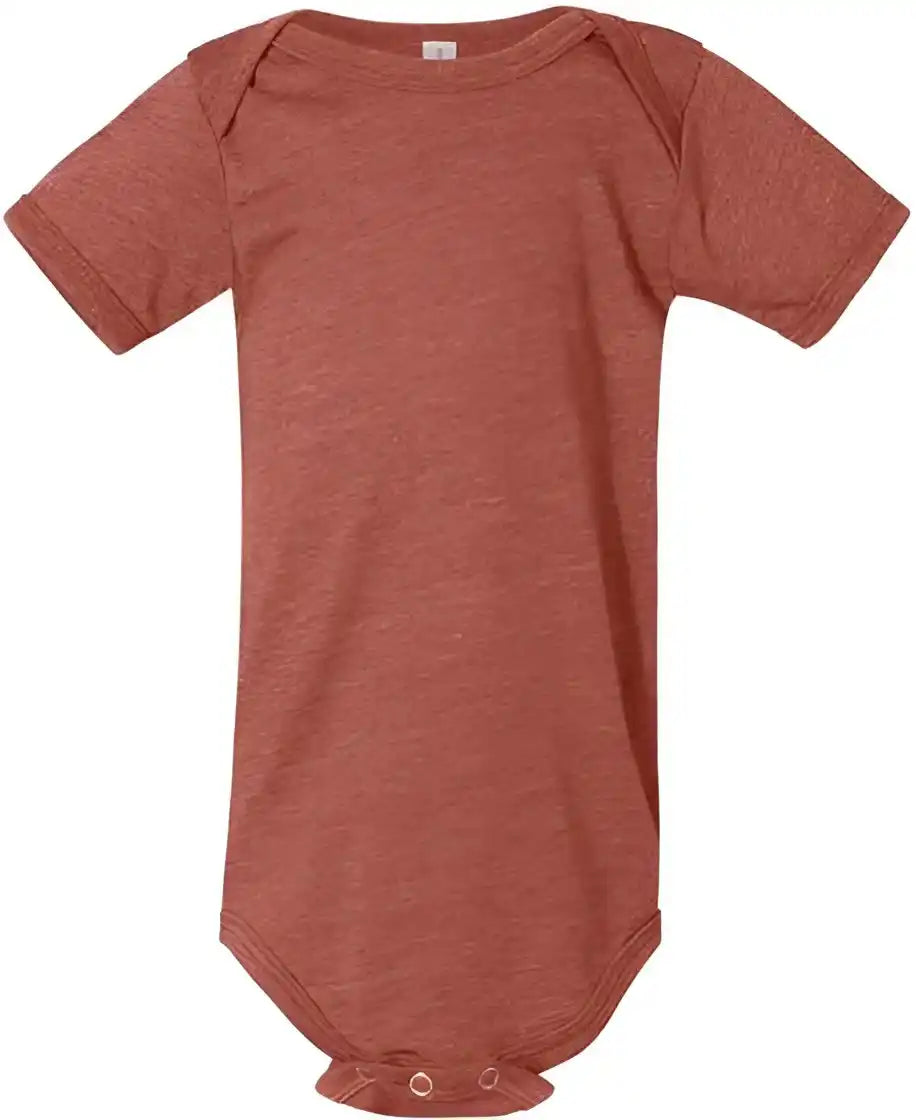 Bella + Canvas 100b Baby Jersey one Piece Heather Mauve