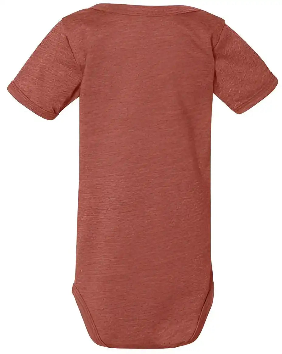 Bella + Canvas 100b Baby Jersey one Piece Heather Mauve