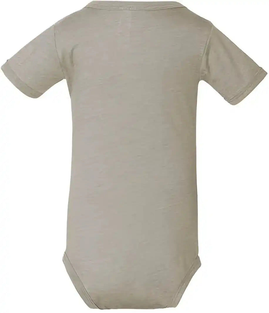 Bella + Canvas 100b Baby Jersey one Piece Heather Stone