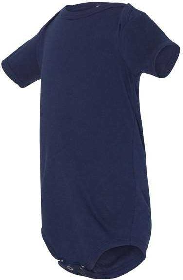 Bella + Canvas 100b Baby Jersey one Piece - Navy