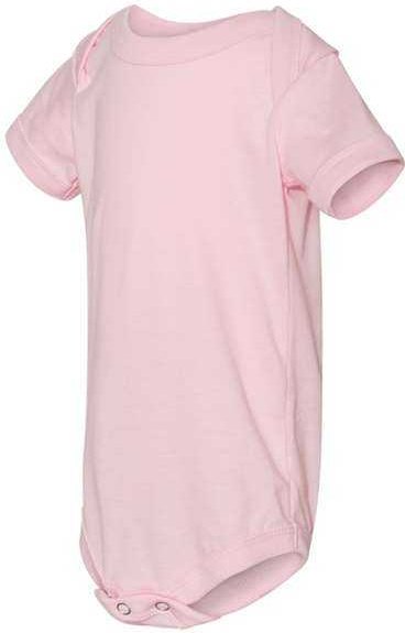 Bella + Canvas 100b Baby Jersey one Piece - Pink