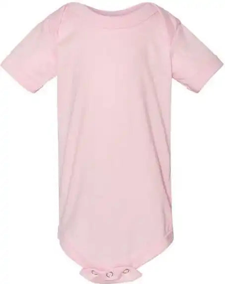 Bella + Canvas 100b Baby Jersey one Piece Pink