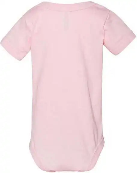 Bella + Canvas 100b Baby Jersey one Piece Pink
