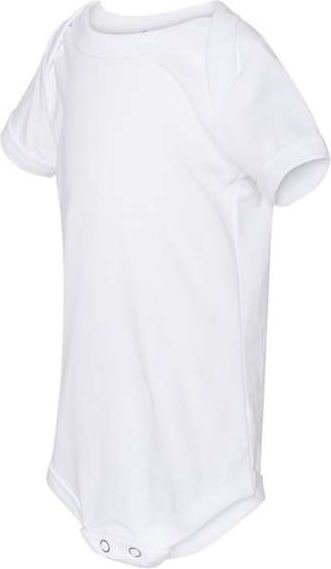 Bella + Canvas 100b Baby Jersey one Piece - White
