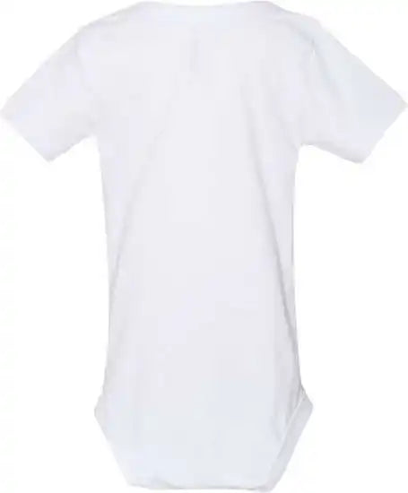 Bella + Canvas 100b Baby Jersey one Piece White
