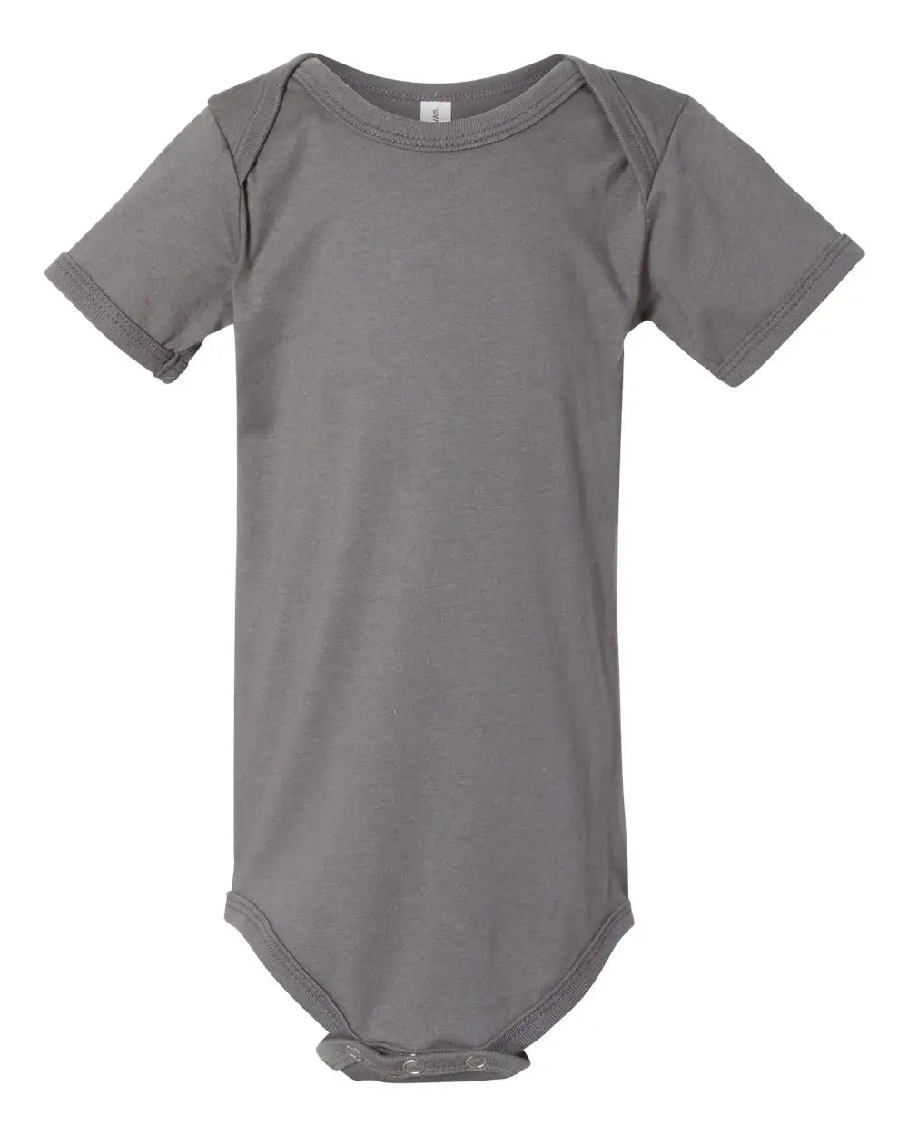 Bella + Canvas 100b Infant Jersey one Piece - Asphalt - Newborn