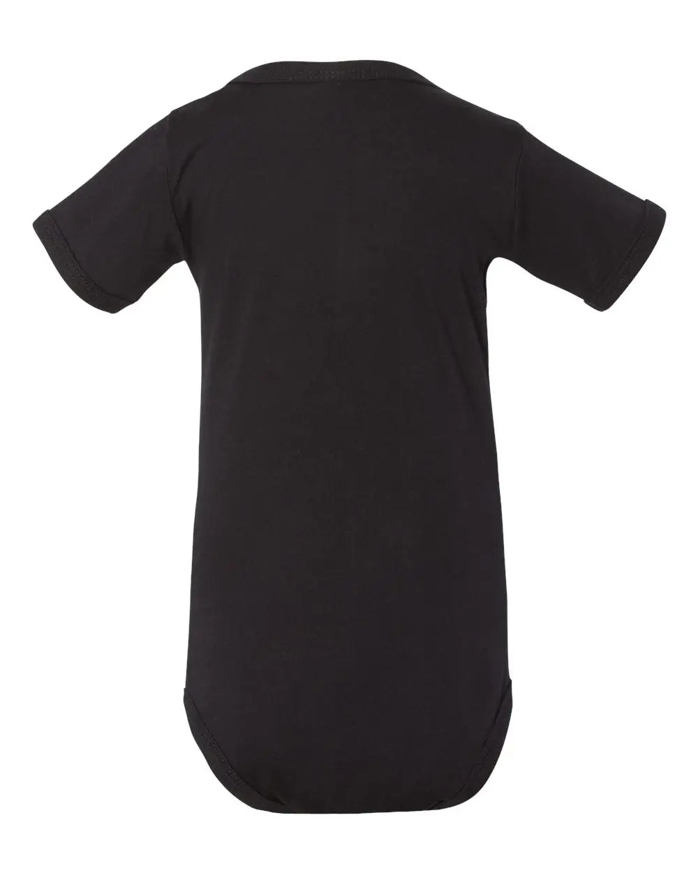 Bella + Canvas 100b Infant Jersey one Piece - Black - 0/3m