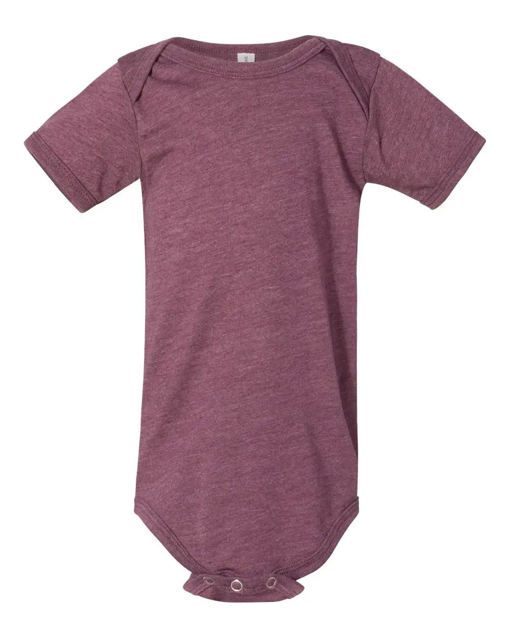 Bella + Canvas 100b Infant Jersey one Piece - Heather Maroon - Newborn
