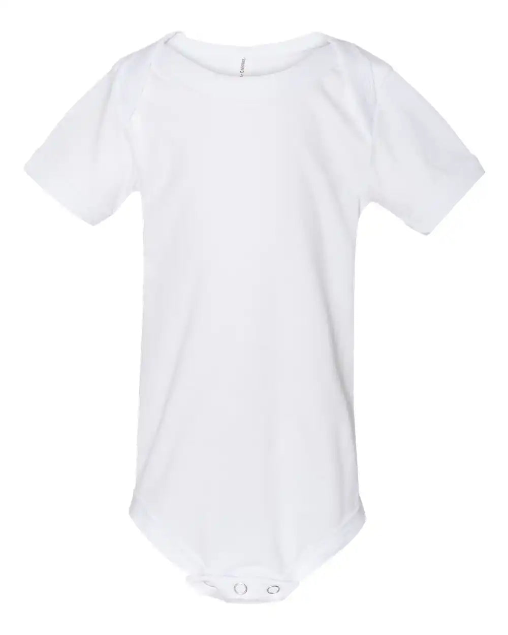 Bella + Canvas 100b Infant Jersey one Piece - White - 0/3