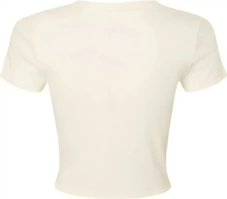 Bella + Canvas 1010 Women’s Micro Rib Baby Tee - Solid Natural Blend