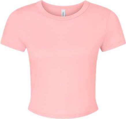 Bella + Canvas 1010 Women’s Micro Rib Baby Tee - Solid Pink Blend