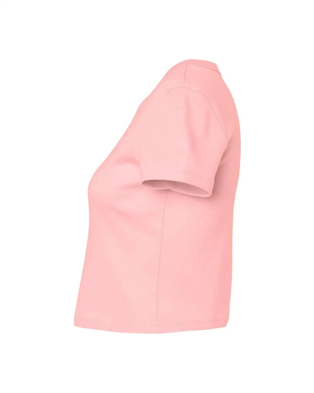 Bella + Canvas 1010c Women’s Micro Rib Baby Tee - 1010 - Solid Pink Blend