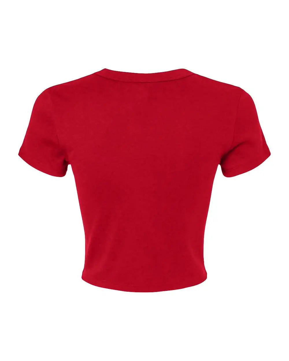 Bella + Canvas 1010c Women’s Micro Rib Baby Tee - 1010 - Solid Red Blend