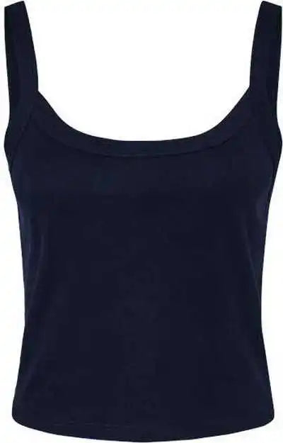 Bella + Canvas 1012 Women’s Micro Rib Spaghetti Strap Tank Solid Navy Blend