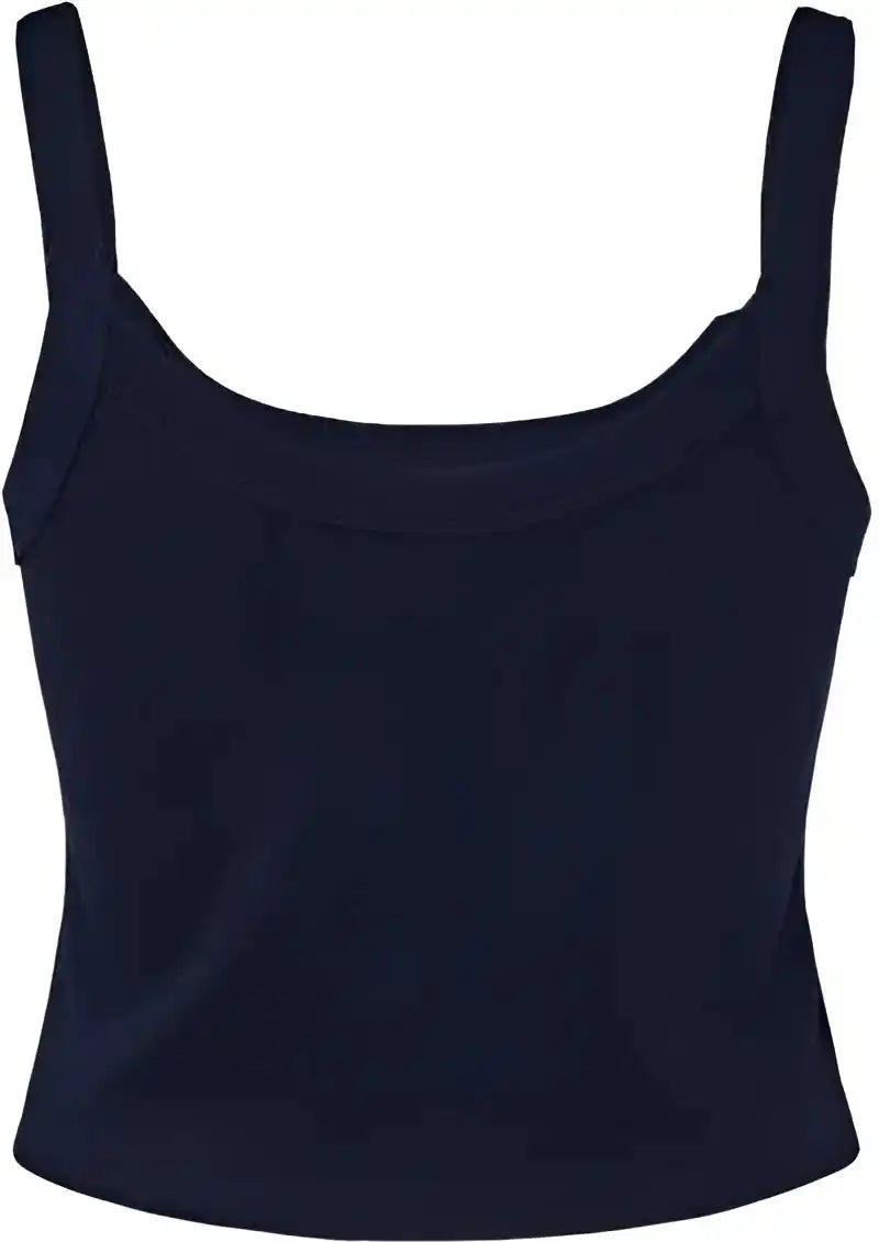 Bella + Canvas 1012 Women’s Micro Rib Spaghetti Strap Tank Solid Navy Blend